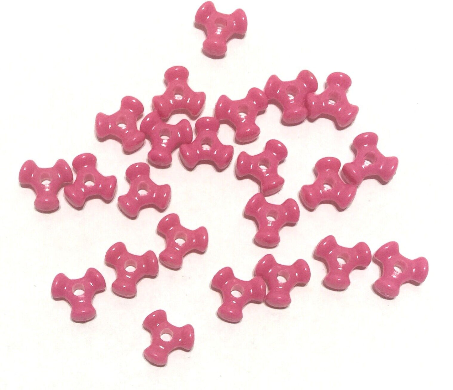 200x Mix Colour 10mm Tri-Beads for Jewellery Craft Making - Choose Your Colour