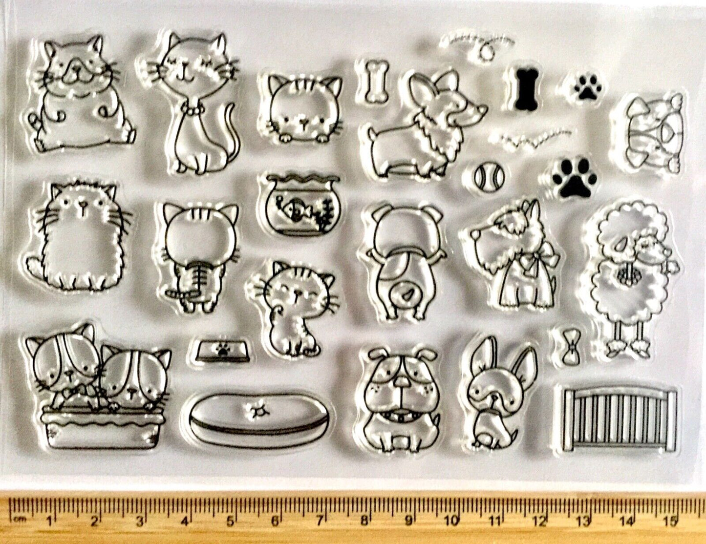Card Making Scrapbooking Silicon Clear Stamp Set - Pick your Design
