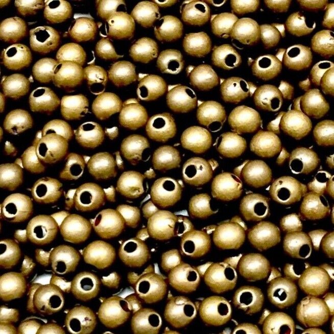 1000x Tiny 3mm Acrylic Faux Pearl Beads for Jewellery Making - Pick Your Colour