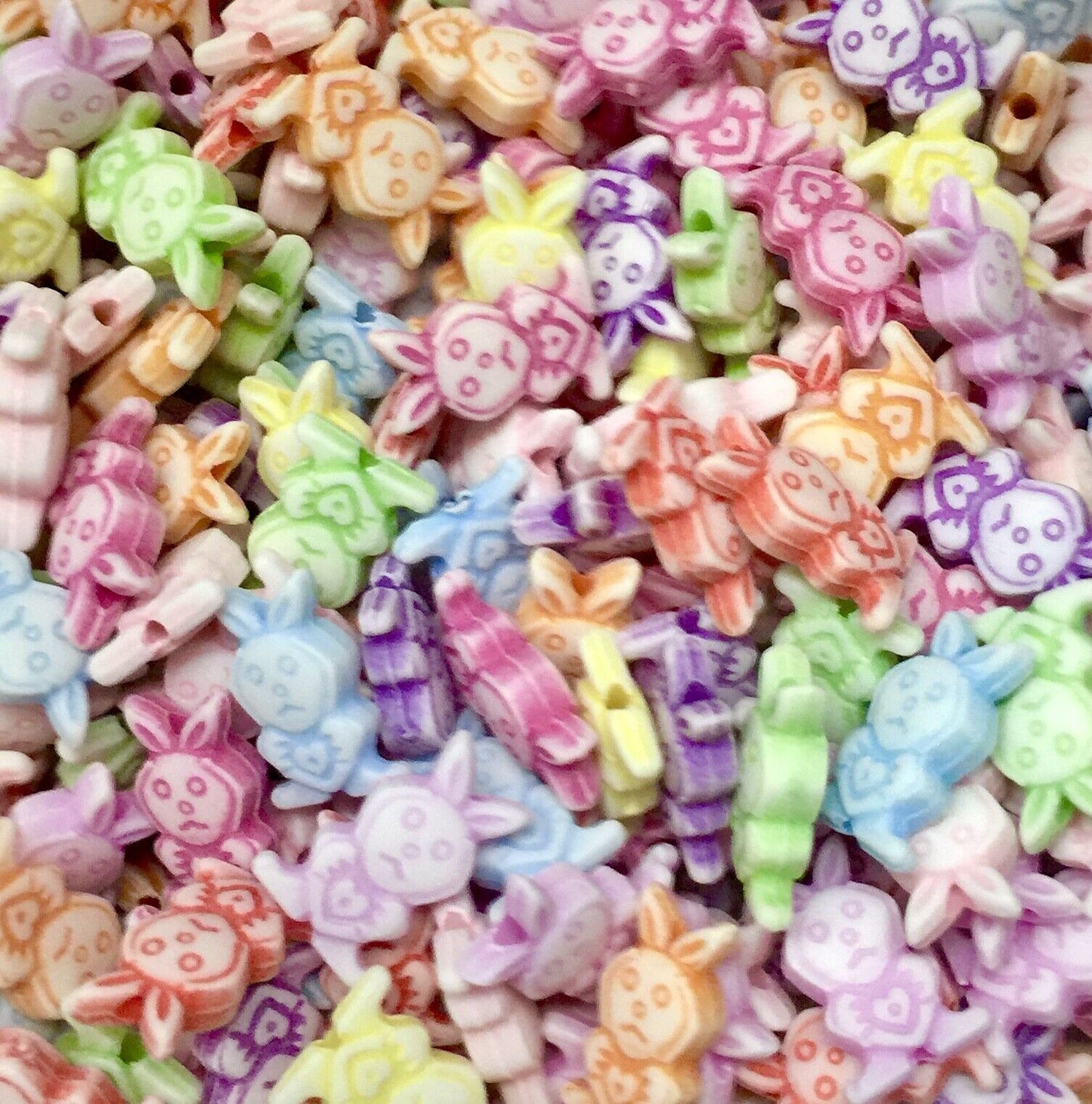 100 pcs Cute Creatures and Creations Spacer Beads - Pick Your Style