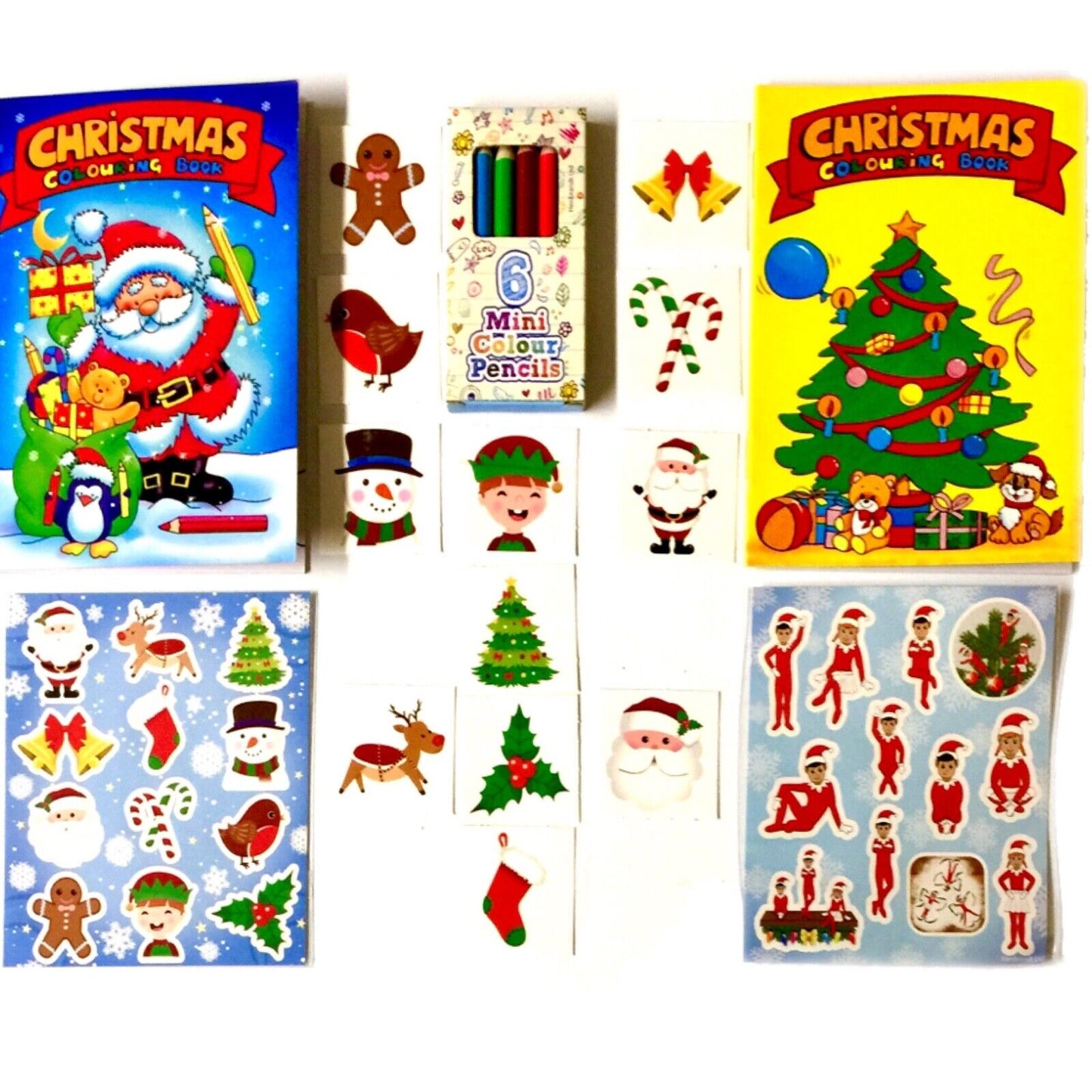Pack of Christmas Stockings Fillers Party Bag Favours Kids Toys Activity Pack