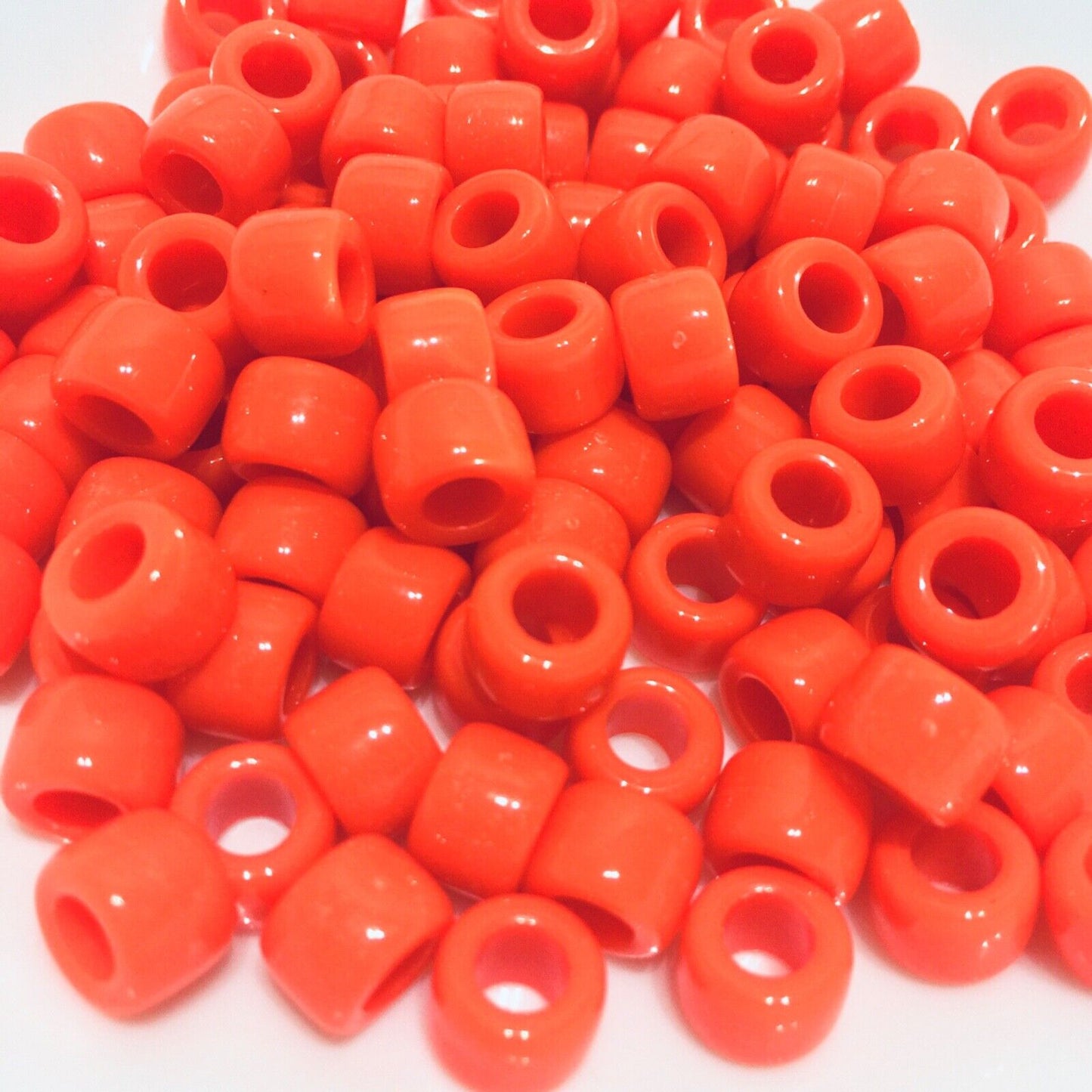 100x Smooth No Joint No Lines High Quality Pony Beads - Choose Your Colour