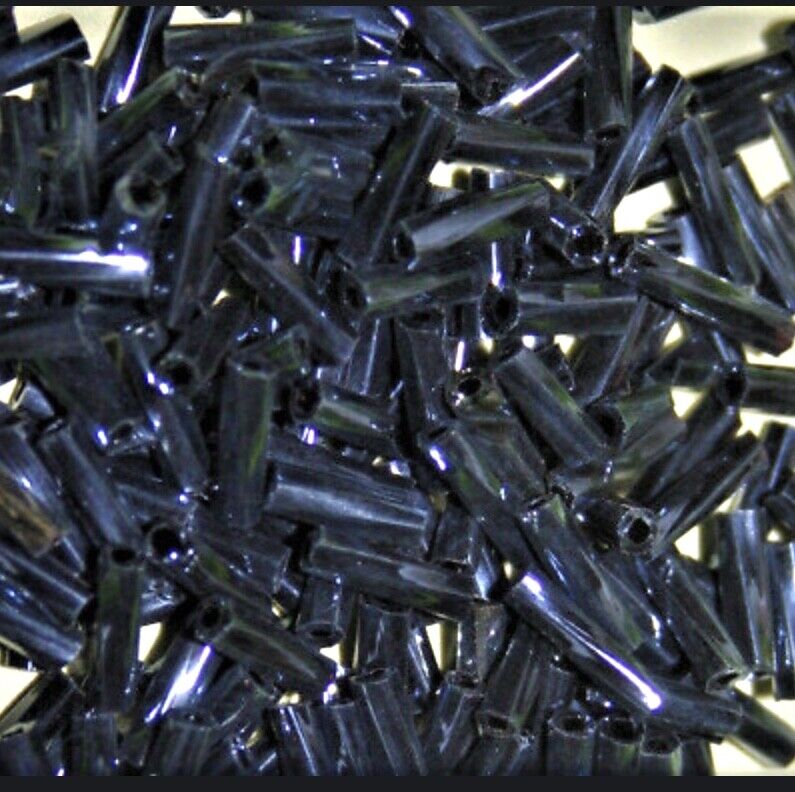 650+ Twisted Spiral 6mm Bugle Tube Glass Seed Beads - Pick Your Colour