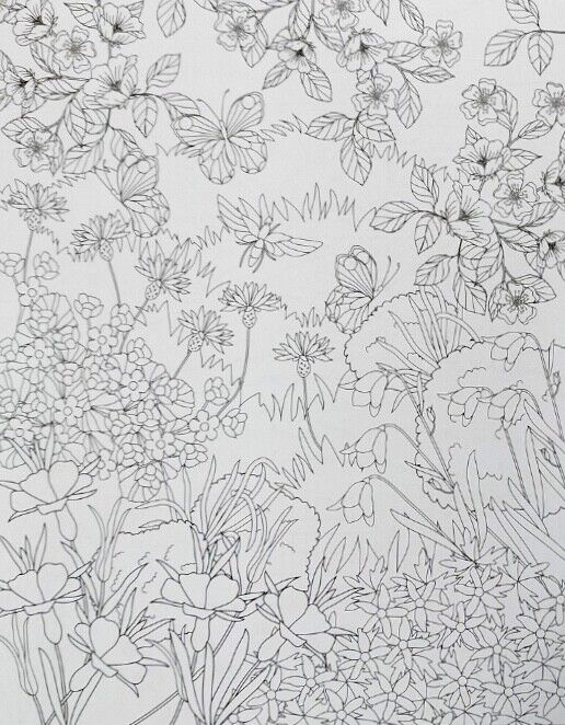 Classic Adult Colouring Book - DeStressing Colouring for Adults