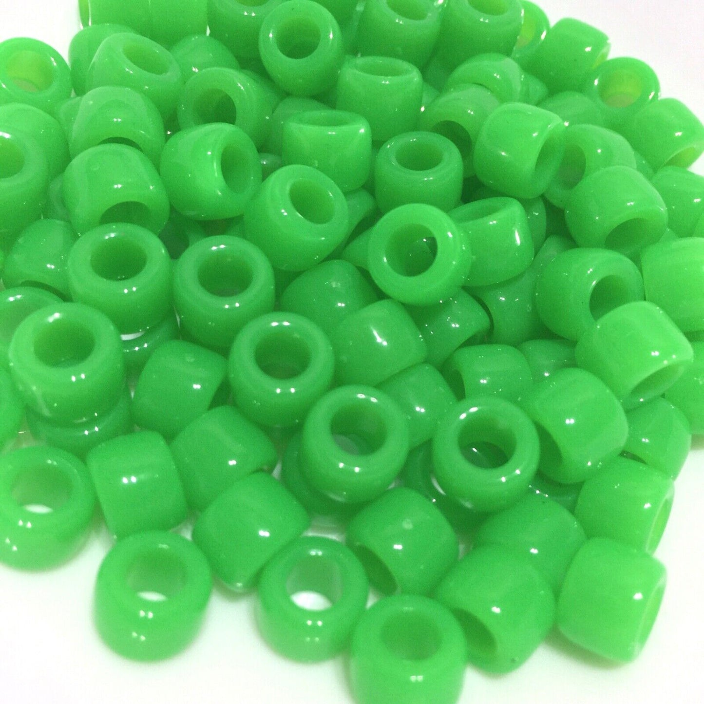 100x Smooth No Joint No Lines High Quality Pony Beads - Choose Your Colour
