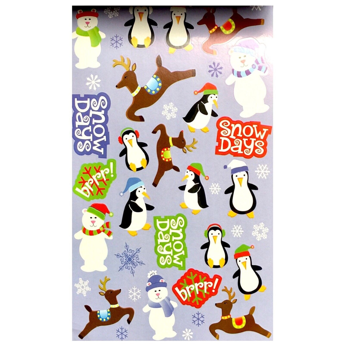 1 Pad Christmas Holiday Die-Cut Sticker Book - Choose Your Design
