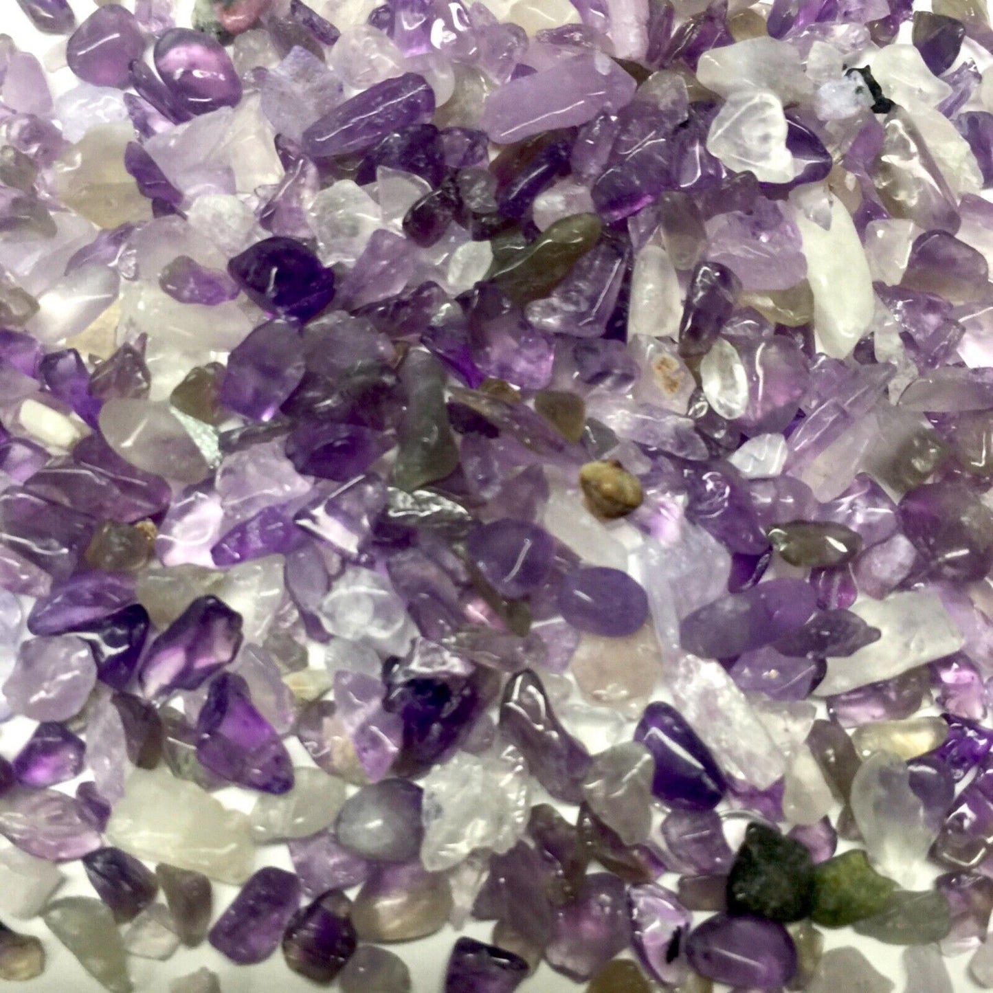 25g Natural Semi Precious Gemstone Crystal Tiny Chips Nuggets 2mm-6mm