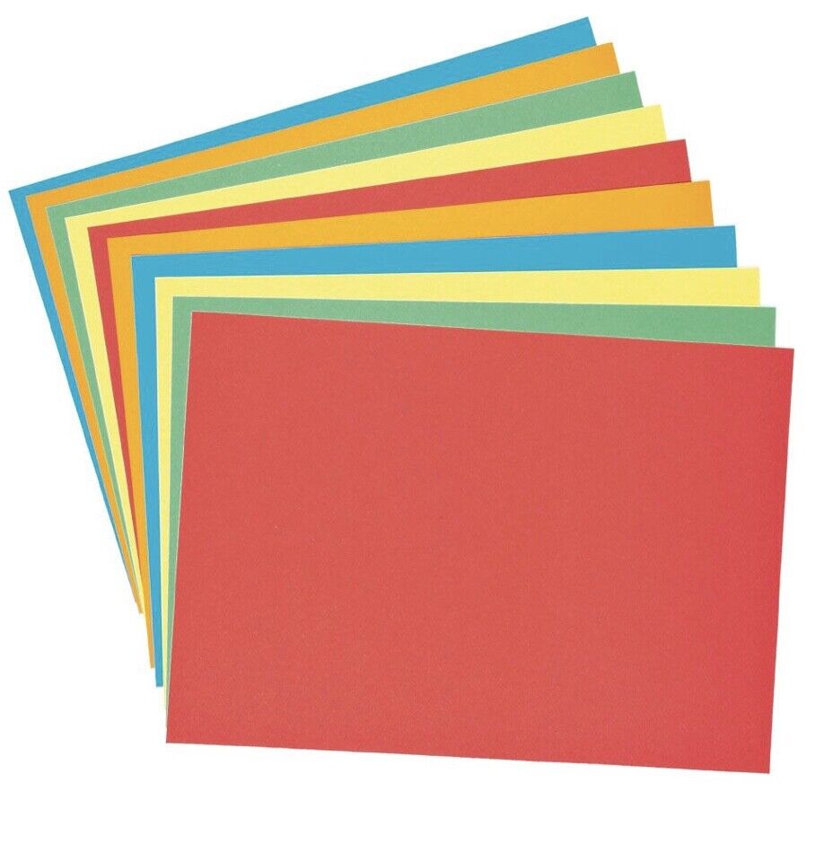 40x Sheets of A4 Coloured Activity 80gsm Paper Craft - Bright, Neon or Pastel