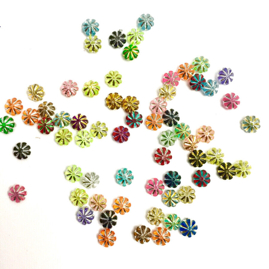 200x Mix Coloured 6mm Spacer Beads - Choose Your Style