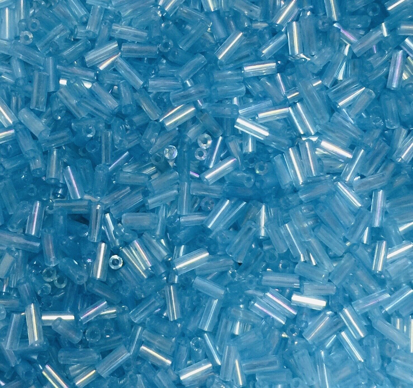 1800+ Shiny Bugle Glass 4.5-5.0mm Seed Tube Beads - Choose Your Colour