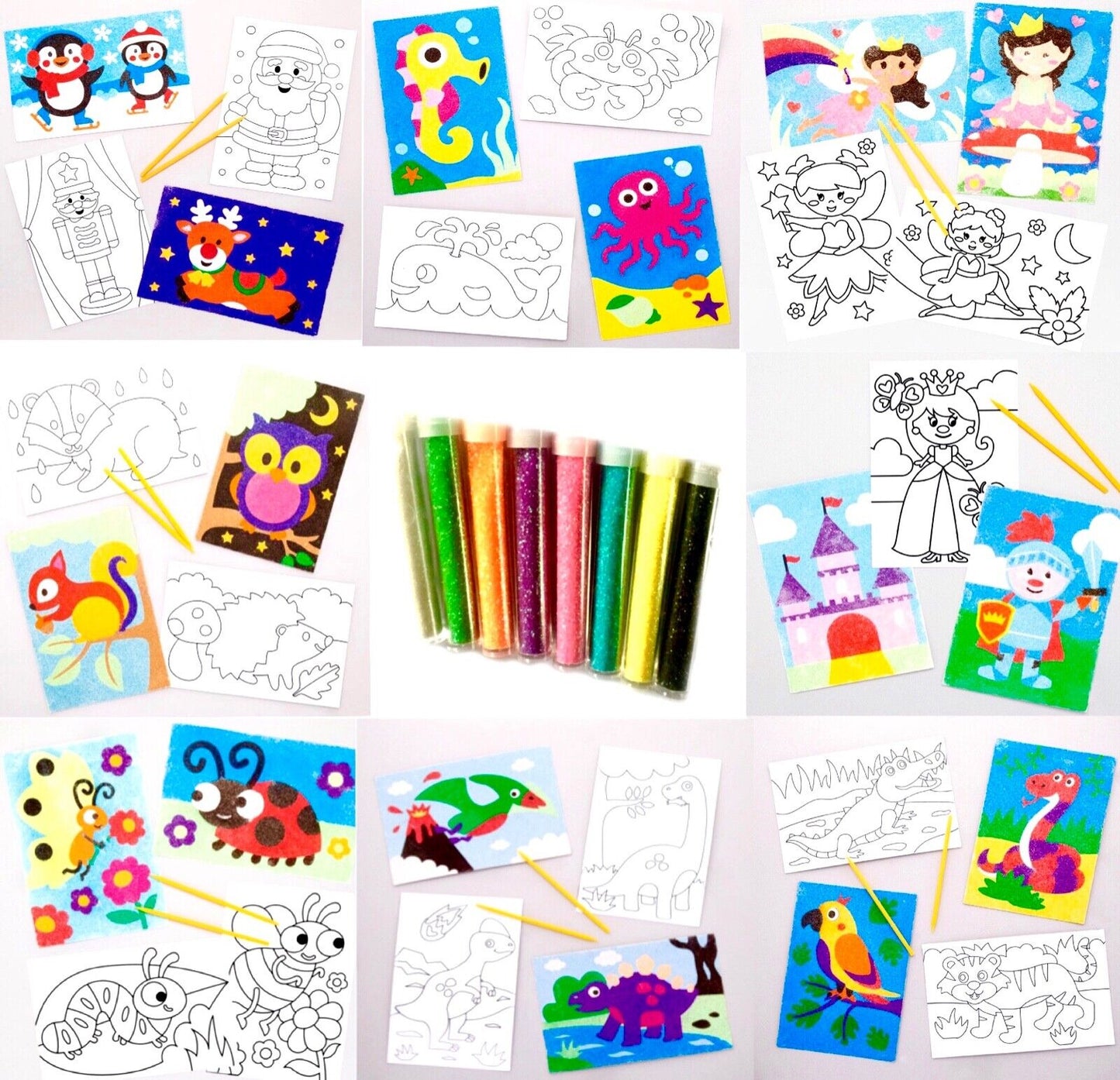 2x Paint Your Own Sand Art Pictures - Choose Your Design