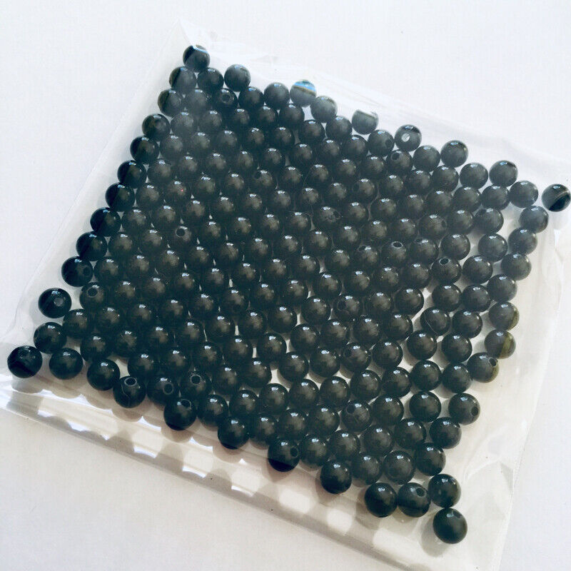 200x Acrylic 6mm Faux Pearl Beads - Choose Your Colour