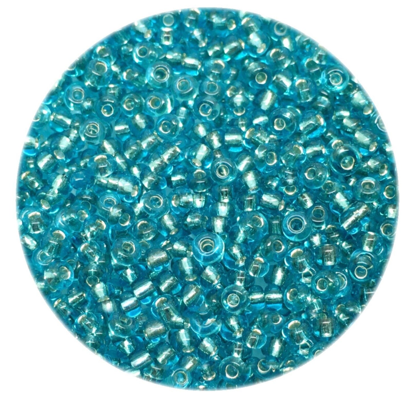 3000+ Glass 2mm Seed Beads Silver Lined - Pick your Colour