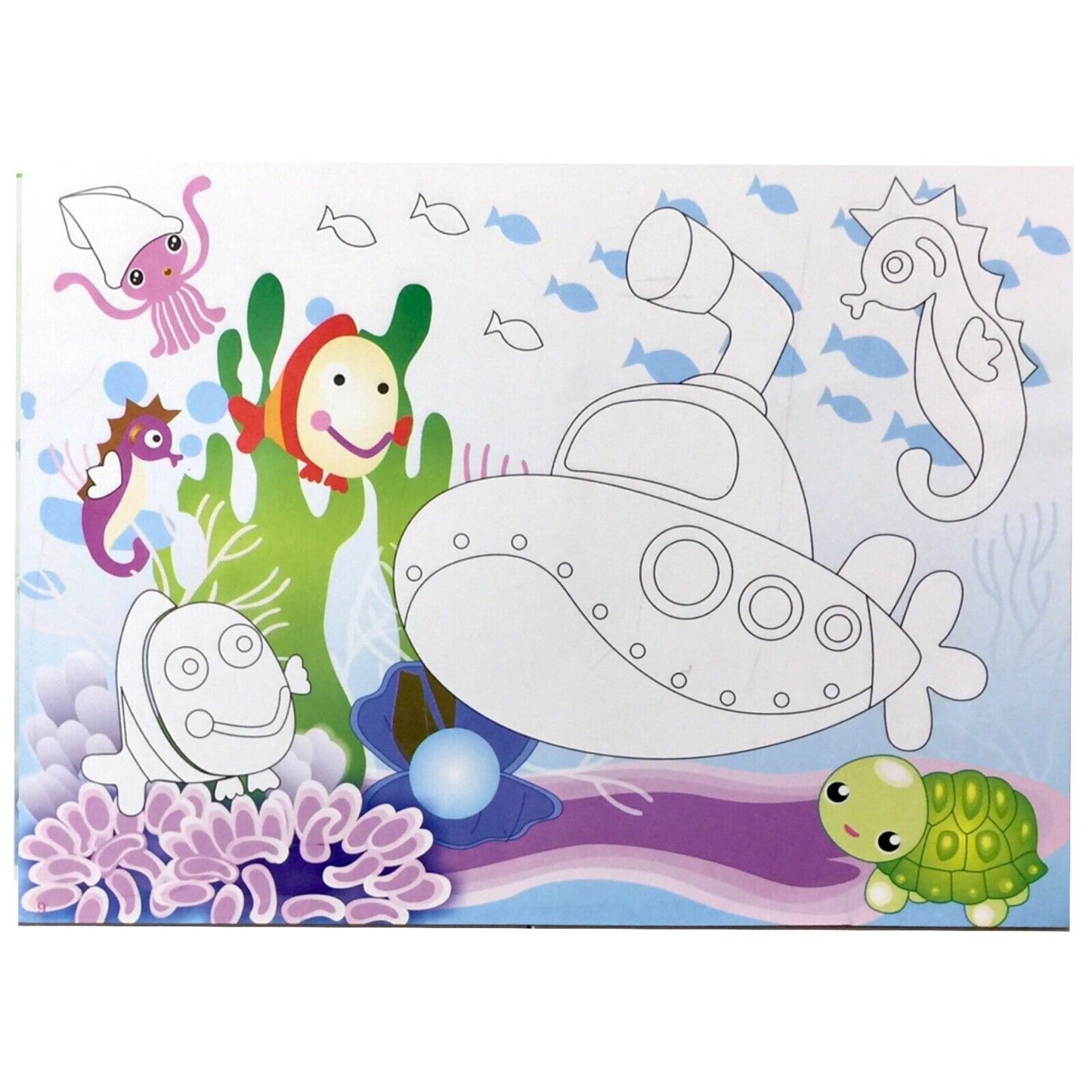 Fun Sticker Foam Picture Craft Kit - 2x Design to Choose