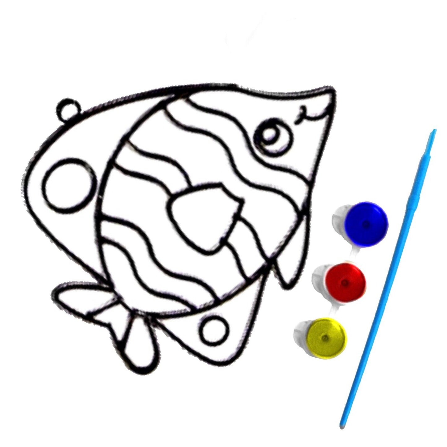 1x Cute Animals or Mythical Creatures Paint Your Own Suncatcher DIY Kit