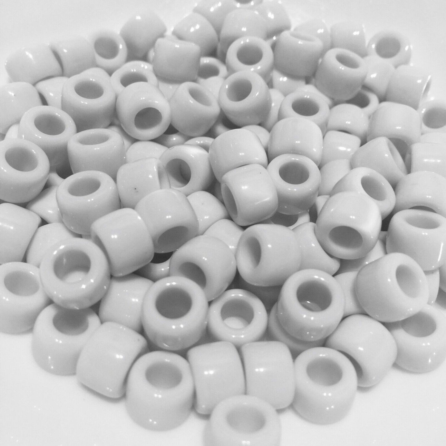 100x Smooth No Joint No Lines High Quality Pony Beads - Choose Your Colour