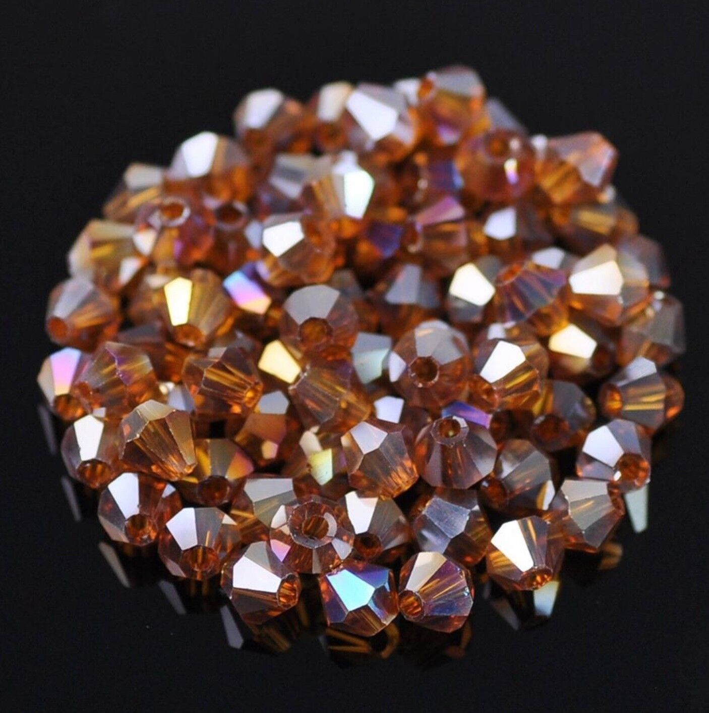 200x Bicone Crystal 4mm Beads RMAA - Choose Your Colour