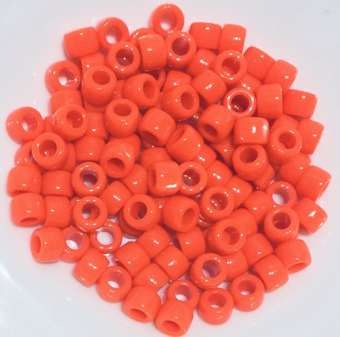 100x Smooth No Joint No Lines High Quality Pony Beads - Choose Your Colour