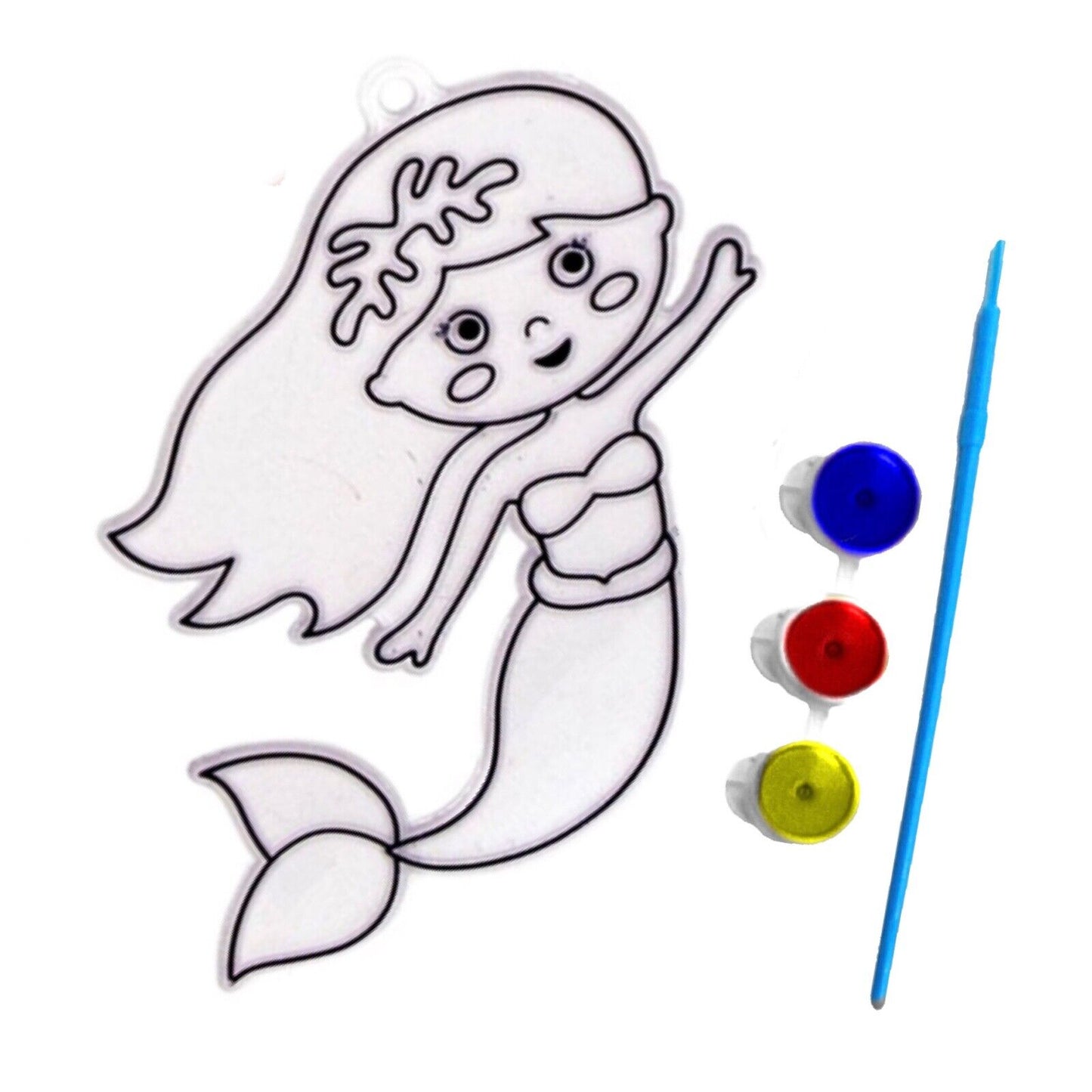 1x Cute Animals or Mythical Creatures Paint Your Own Suncatcher DIY Kit