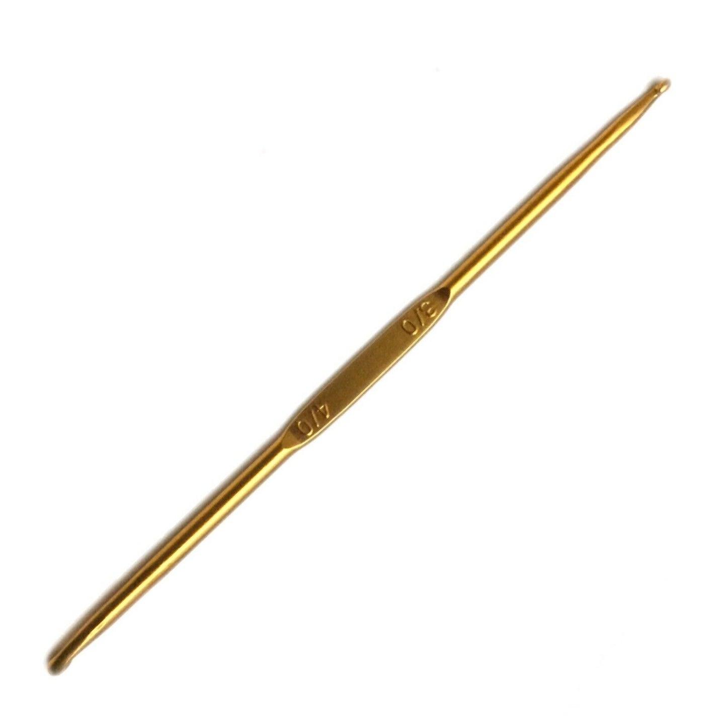 Double Sided Golden Crochet Hook - Choose Your Needle Size