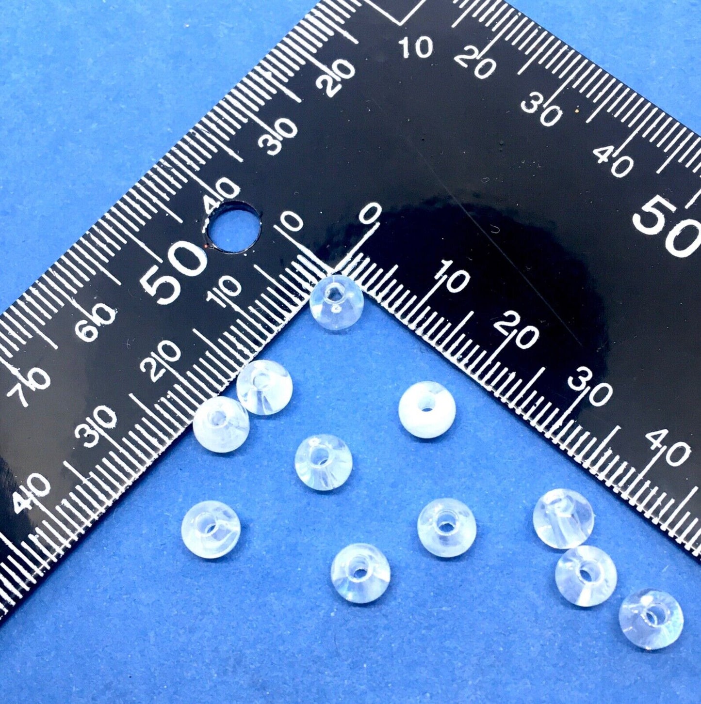 150x White 6mm or 8mm Acrylic Beads for Jewellery Making