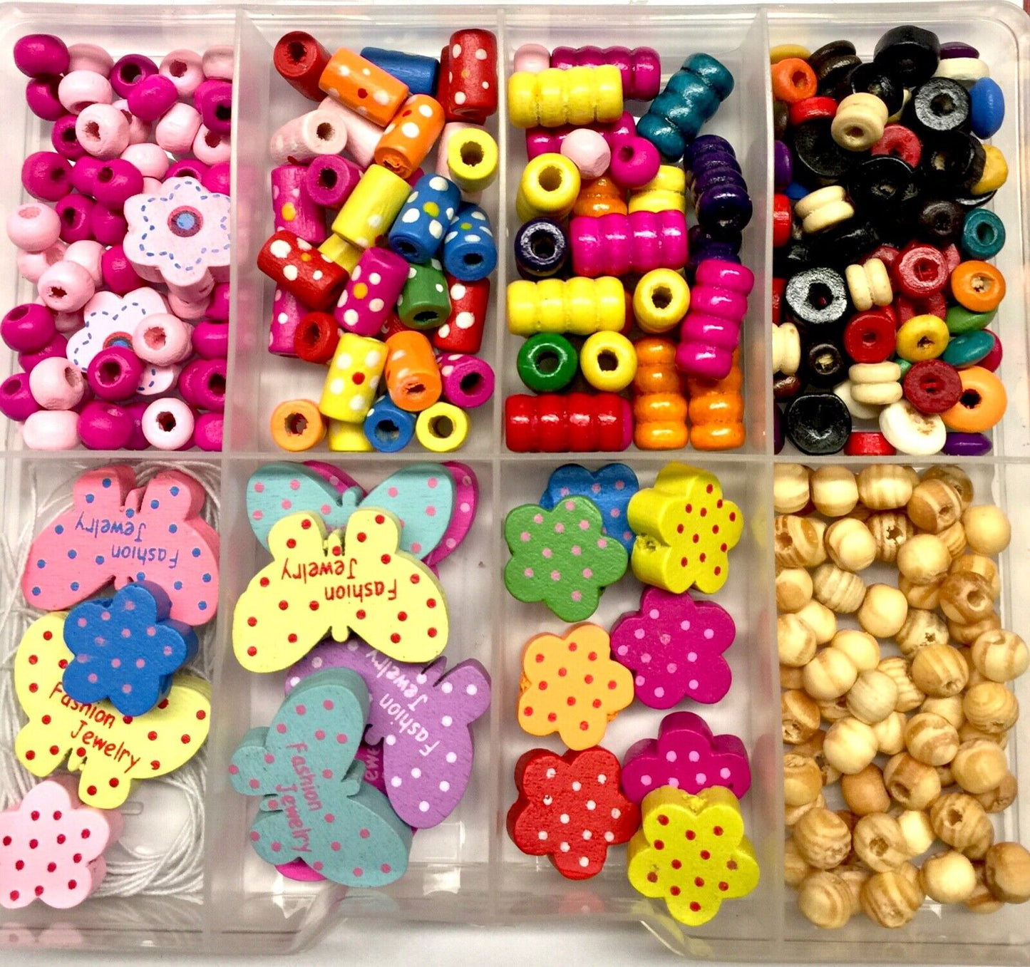 Wooden Beads DIY Jewellery Making Kit - Choose Your Charms