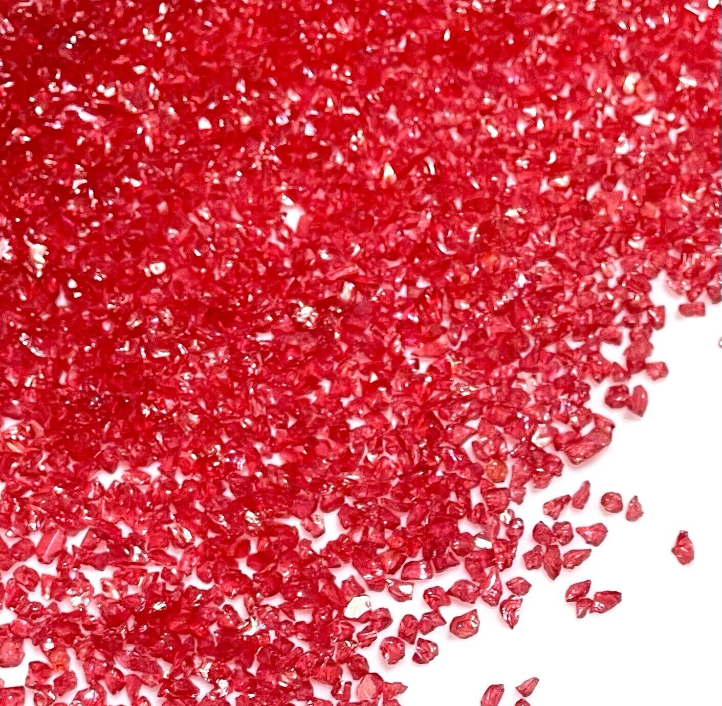25g Crushed Electroplated Tiny Glass Rhinestone Chips for 3D Nail Art Decoration