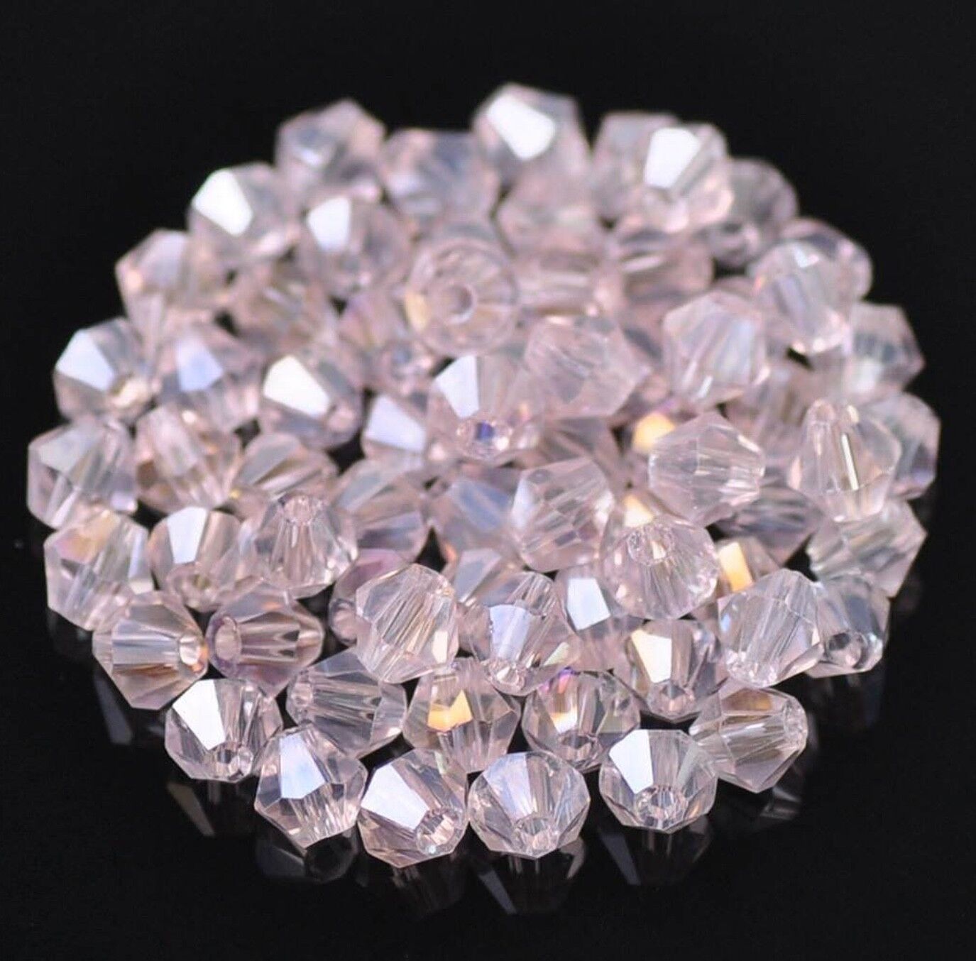 200x Bicone Crystal 4mm Beads RMAA - Choose Your Colour