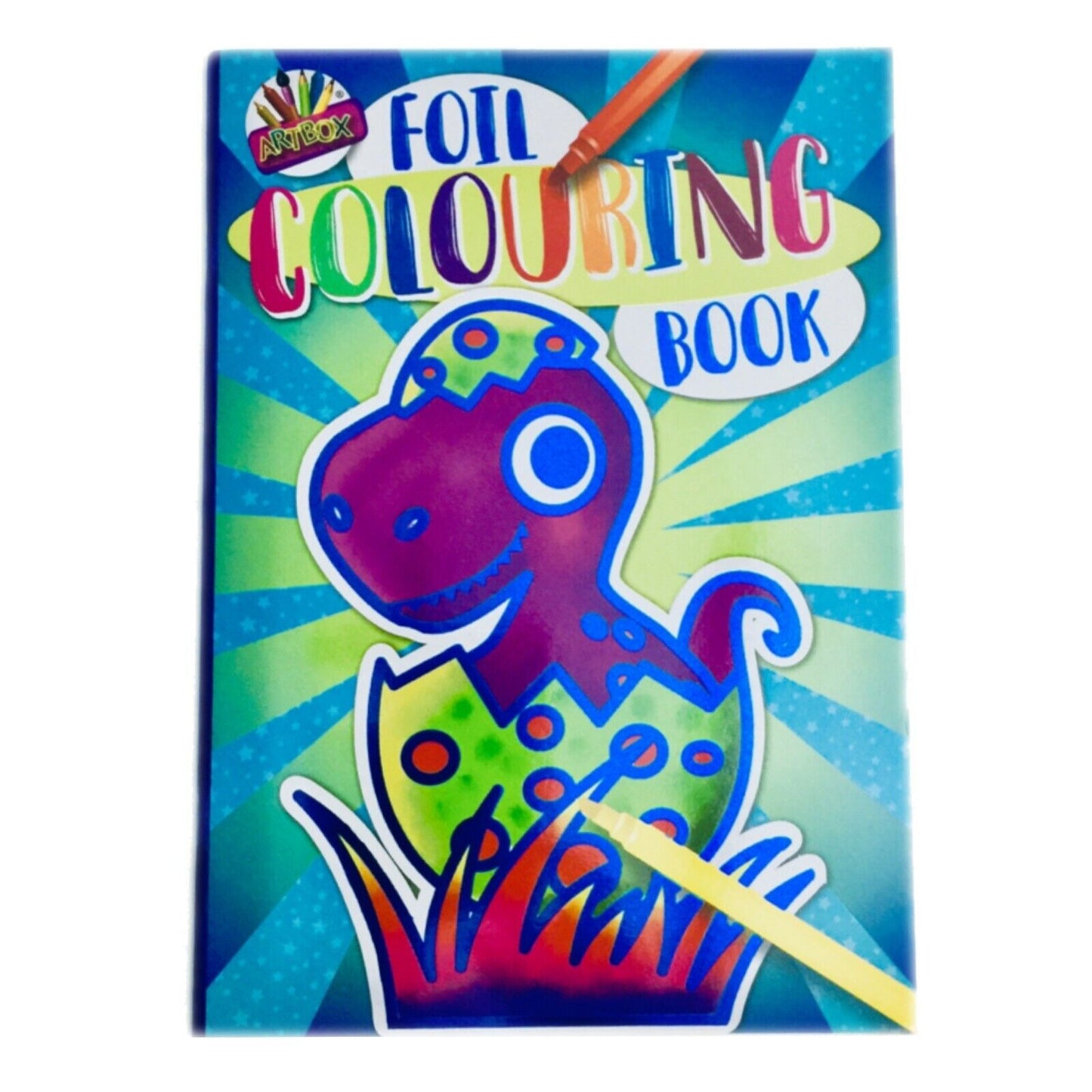 Kids Foil Colouring Book - 2 Cover Theme to Choose