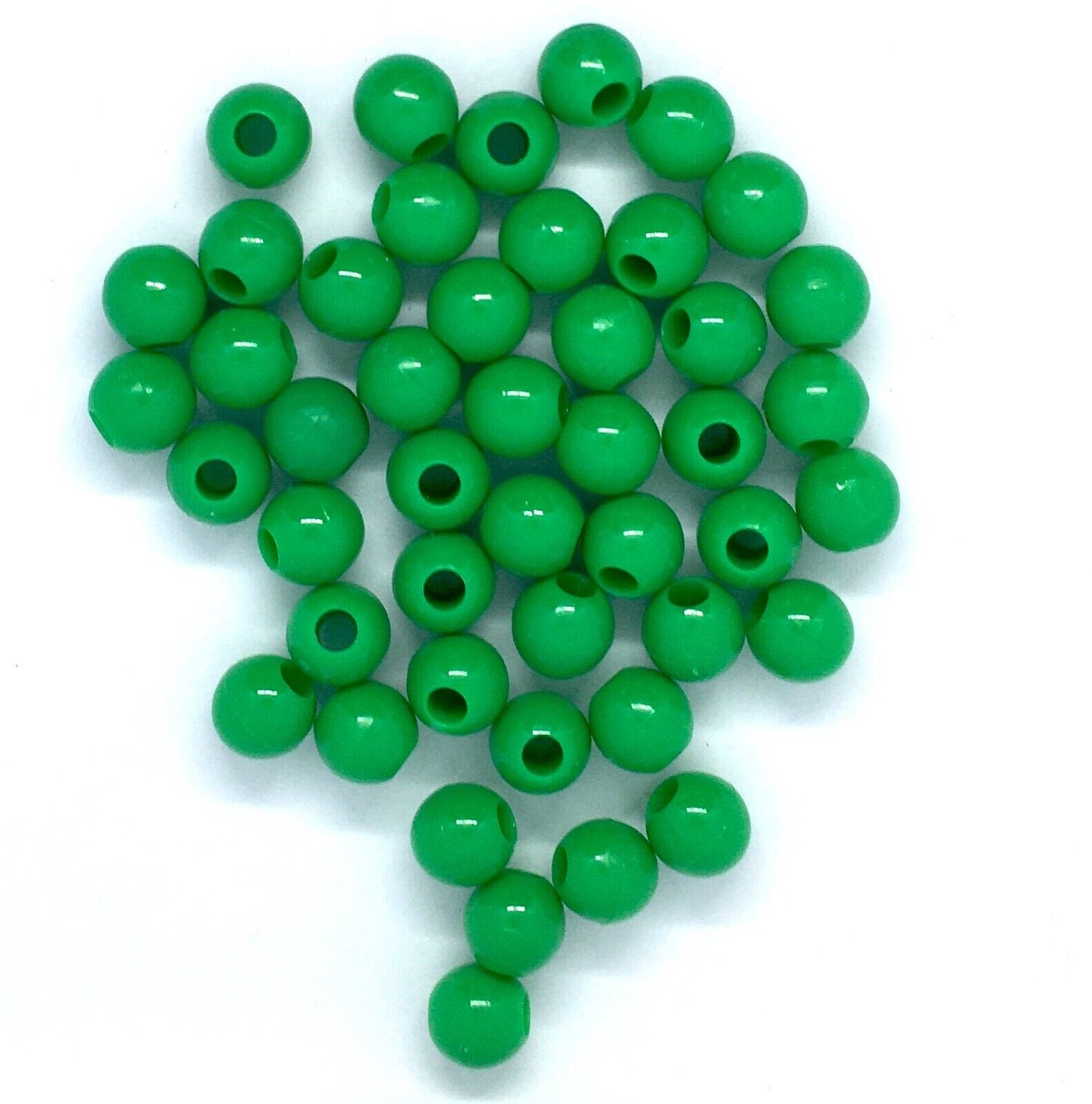 100x Large Hole 13mmx9mm Acrylic Beads - Choose your Colour