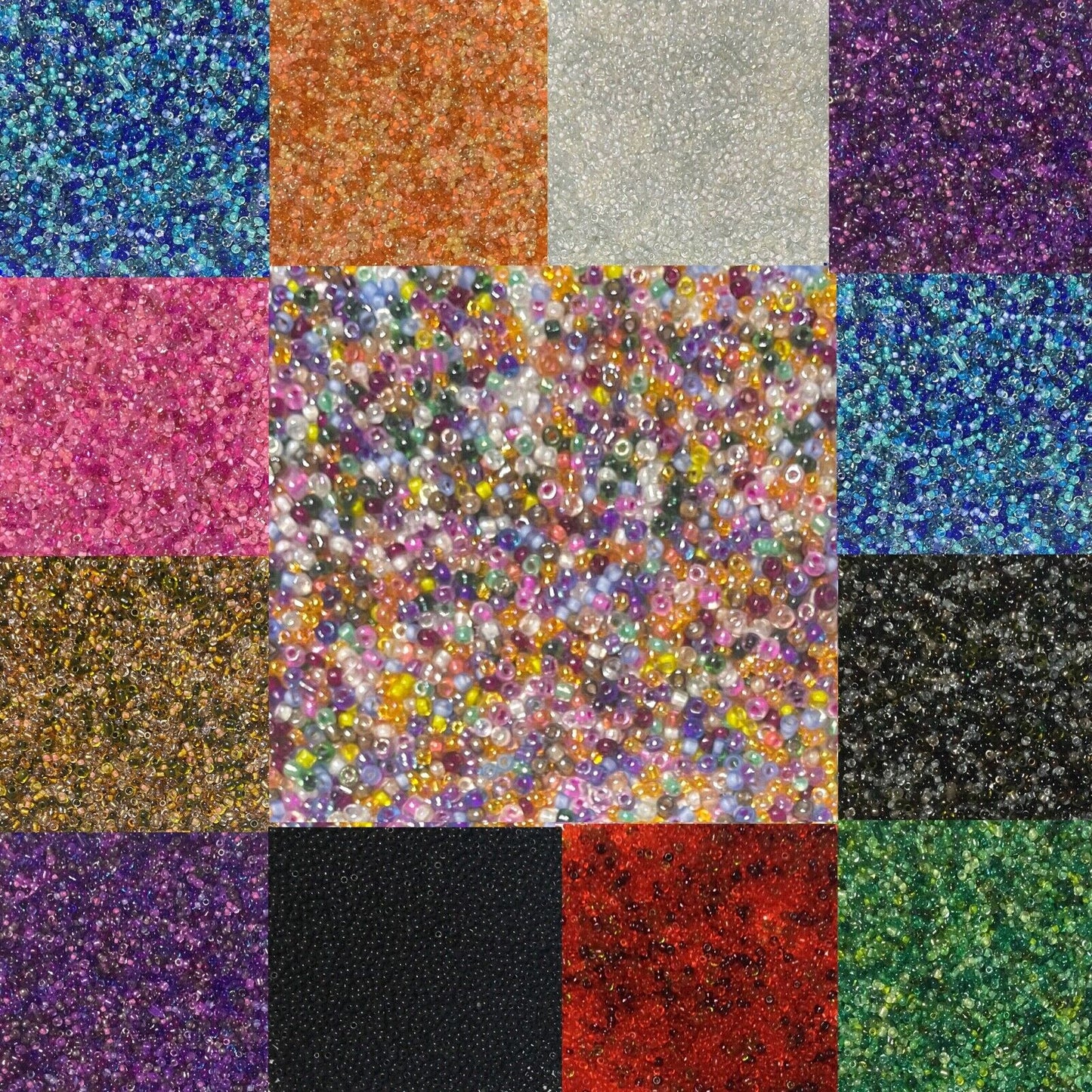 Over 3000pcs Colour Hues 2mm-2.5mm Glass Seed Beads - Pick your Colour