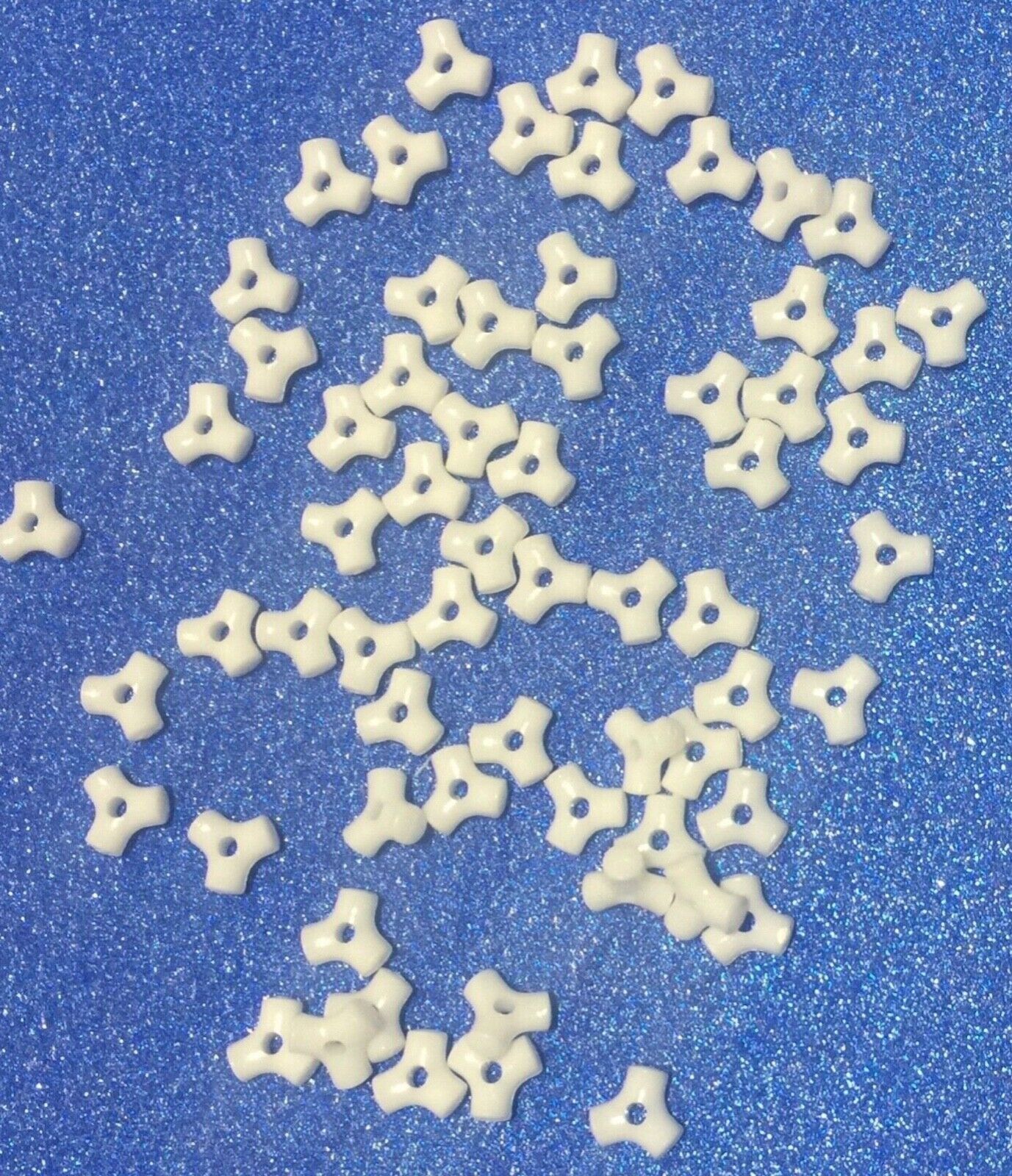 200x Mix Coloured 10MM Tri Beads - Pick Your Colour