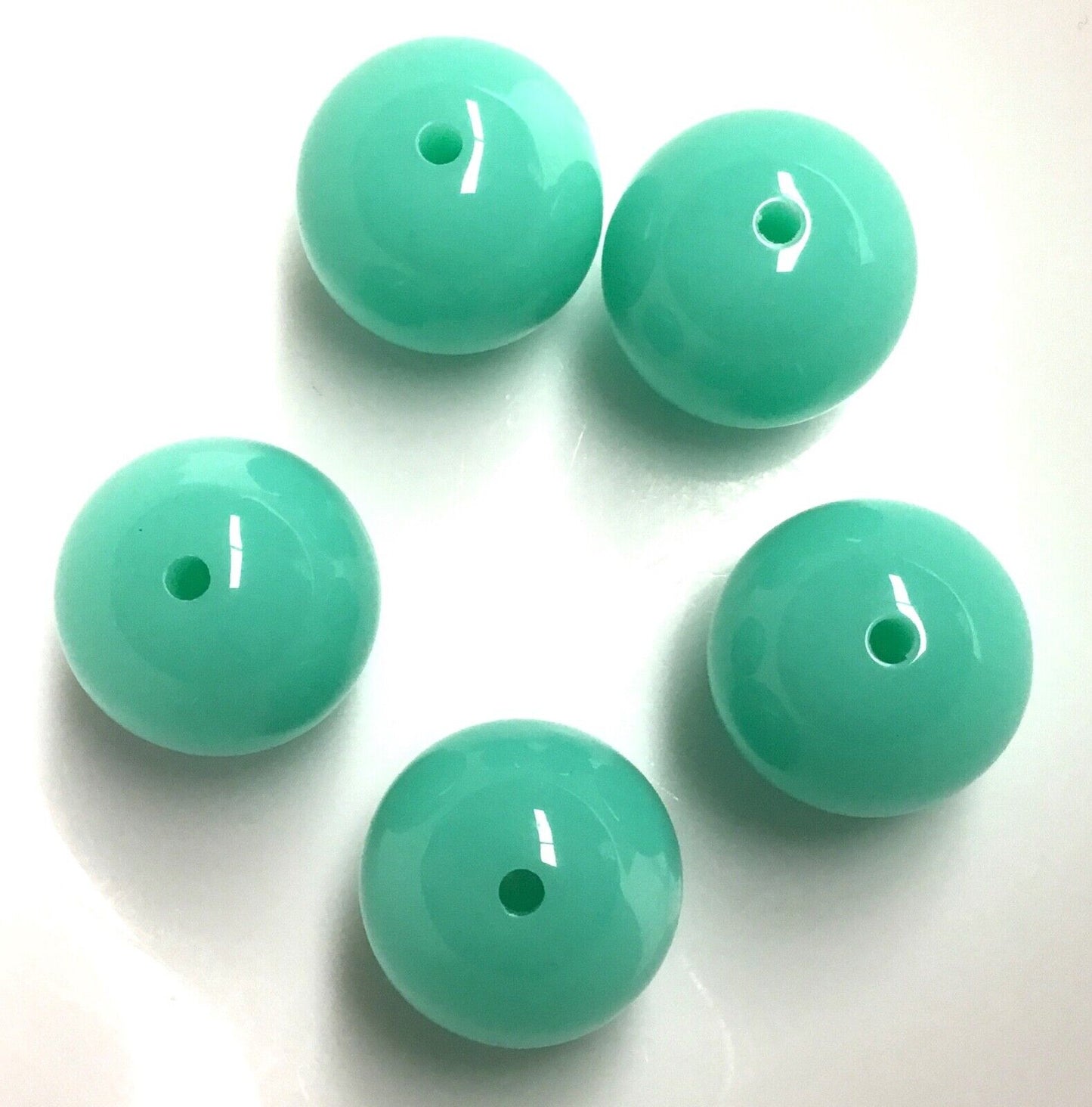 8 pcs Solid Chunky Large 20mm GumBall Candy Bubble Gum Acrylic Beads