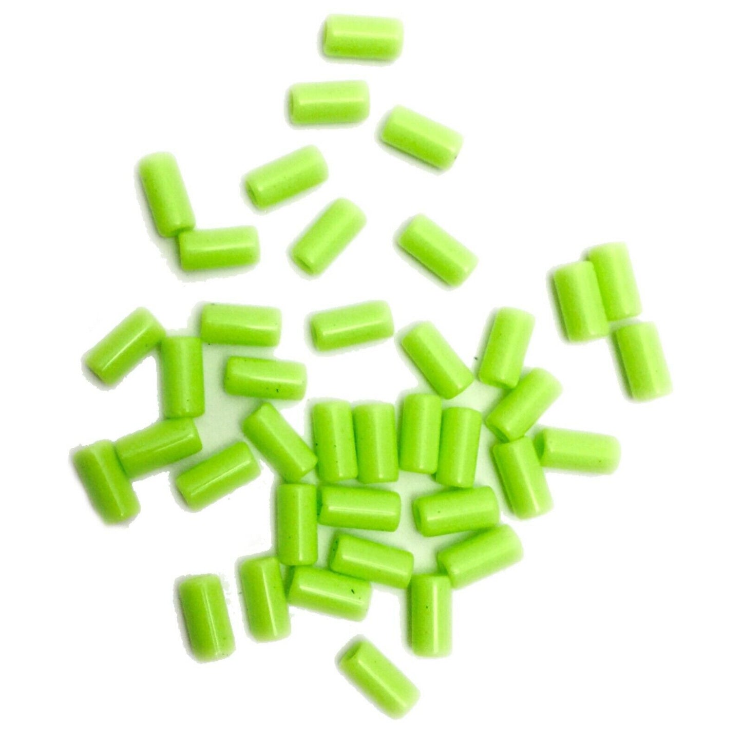 200x Acrylic Barrel Tube Beads 9mmx4mmm - Choose Your Colour