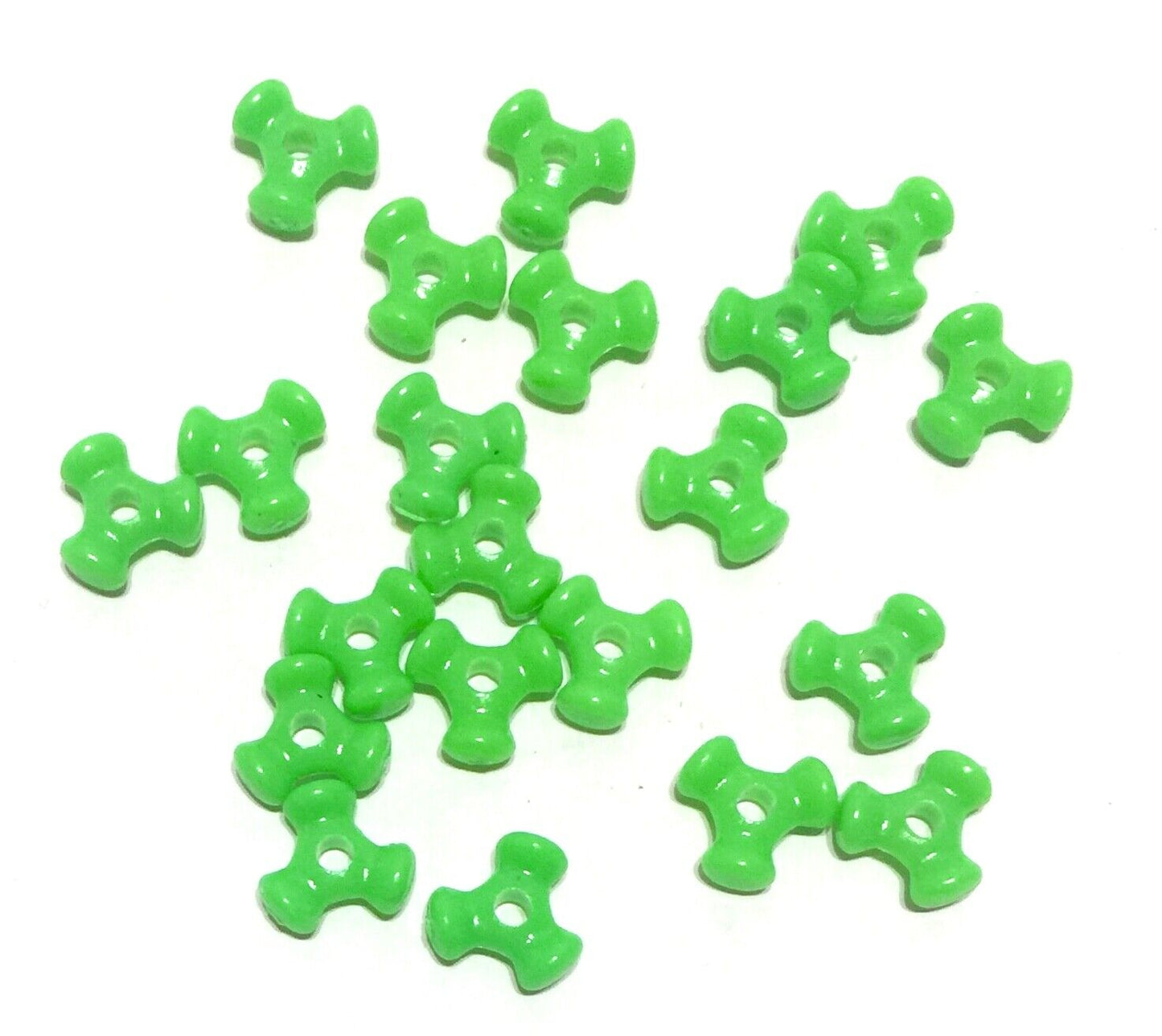 200x Mix Colour 10mm Tri-Beads for Jewellery Craft Making - Choose Your Colour