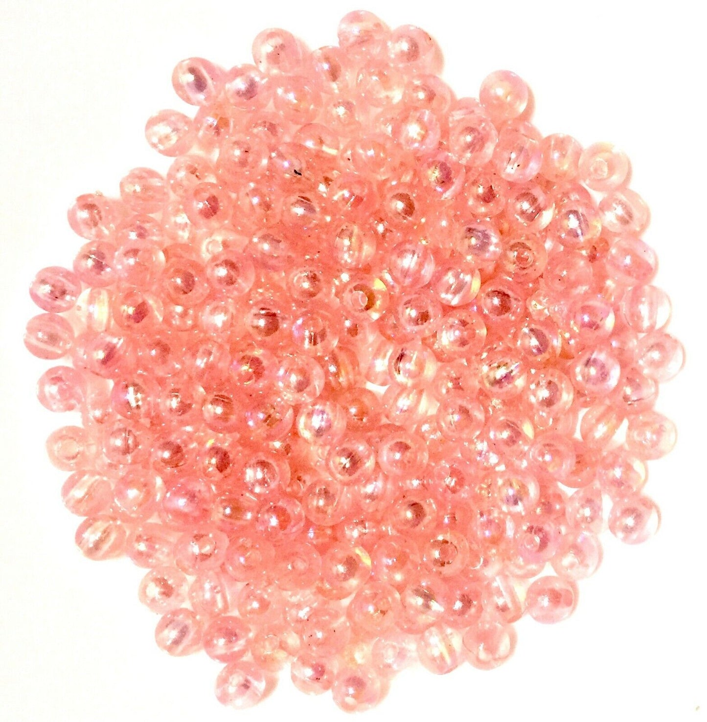 150x Acrylic 6mm Iridescent Coloured Beads - Choose Your Colour