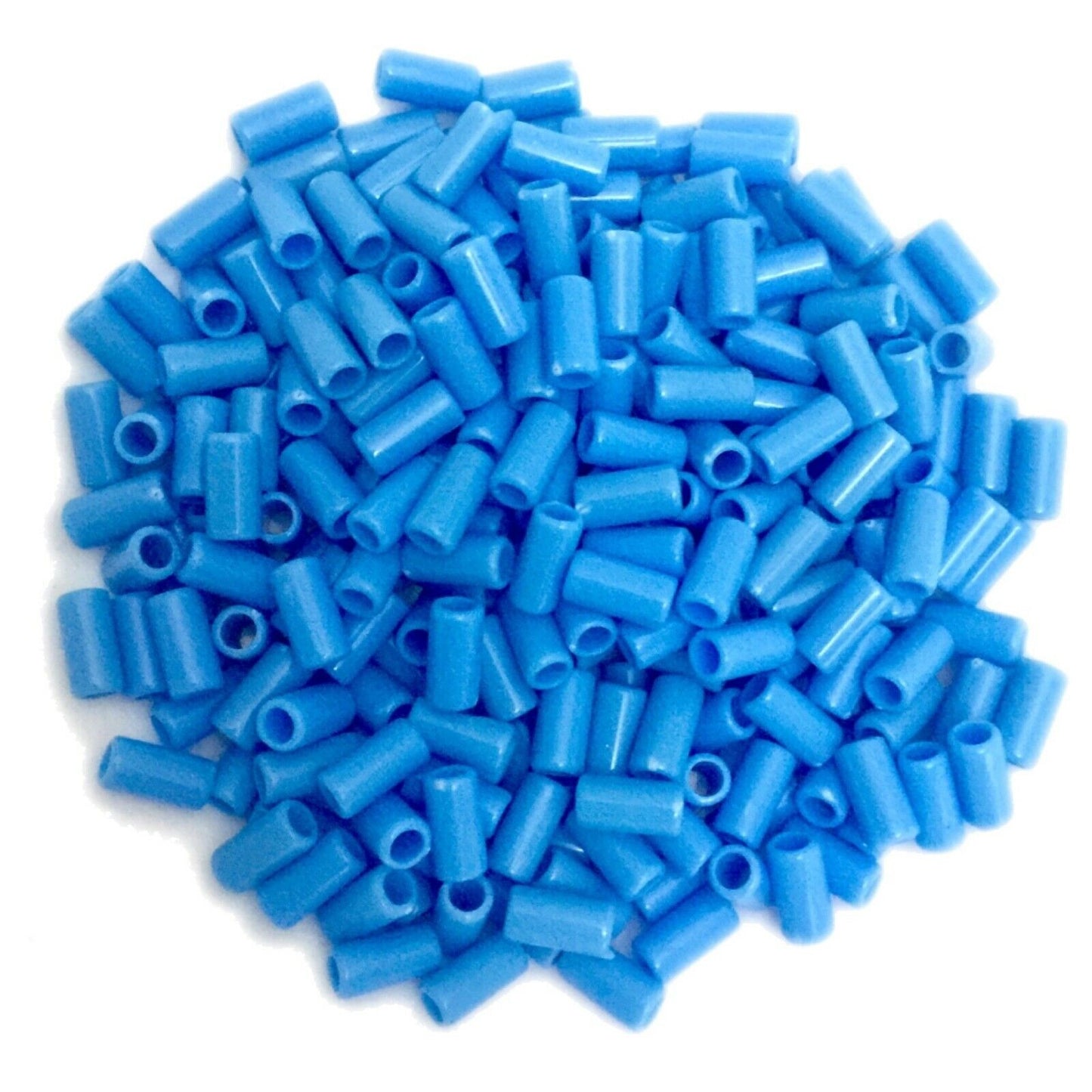 200x Acrylic Barrel Tube Beads 9mmx4mmm - Choose Your Colour