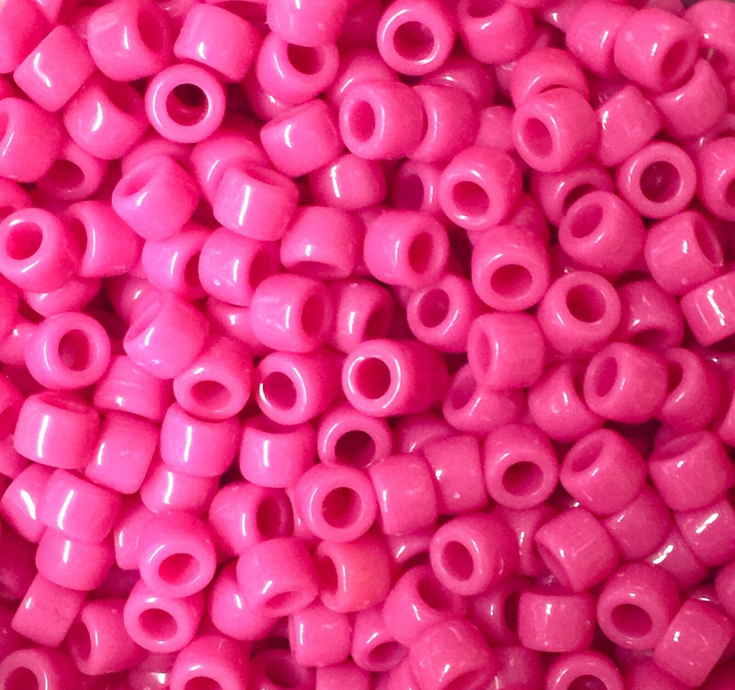 100x Smooth No Joint No Lines High Quality Pony Beads - Choose Your Colour