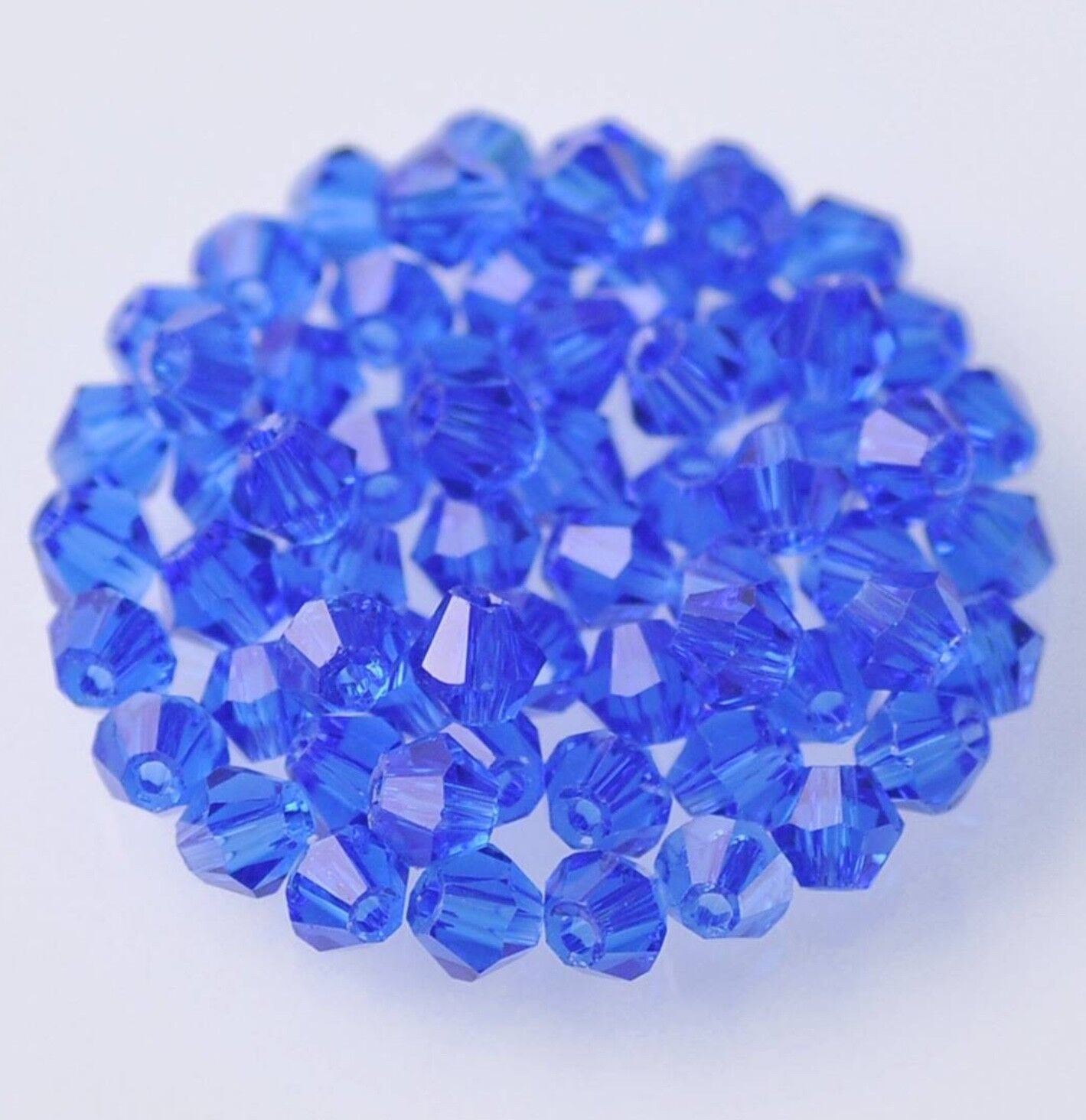 200x Bicone Crystal 4mm Beads RMAA - Choose Your Colour
