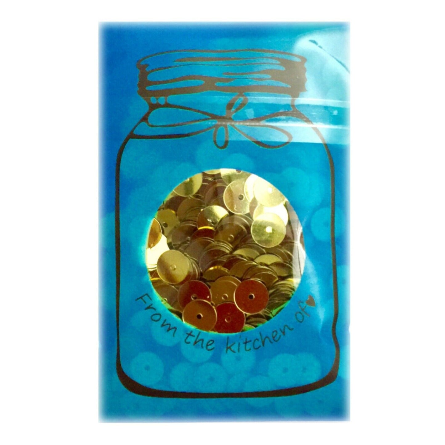 20gms Flat Loose Sequin 6 or 8 mm for Crafting/Sewing - Gold, Silver or Mixed