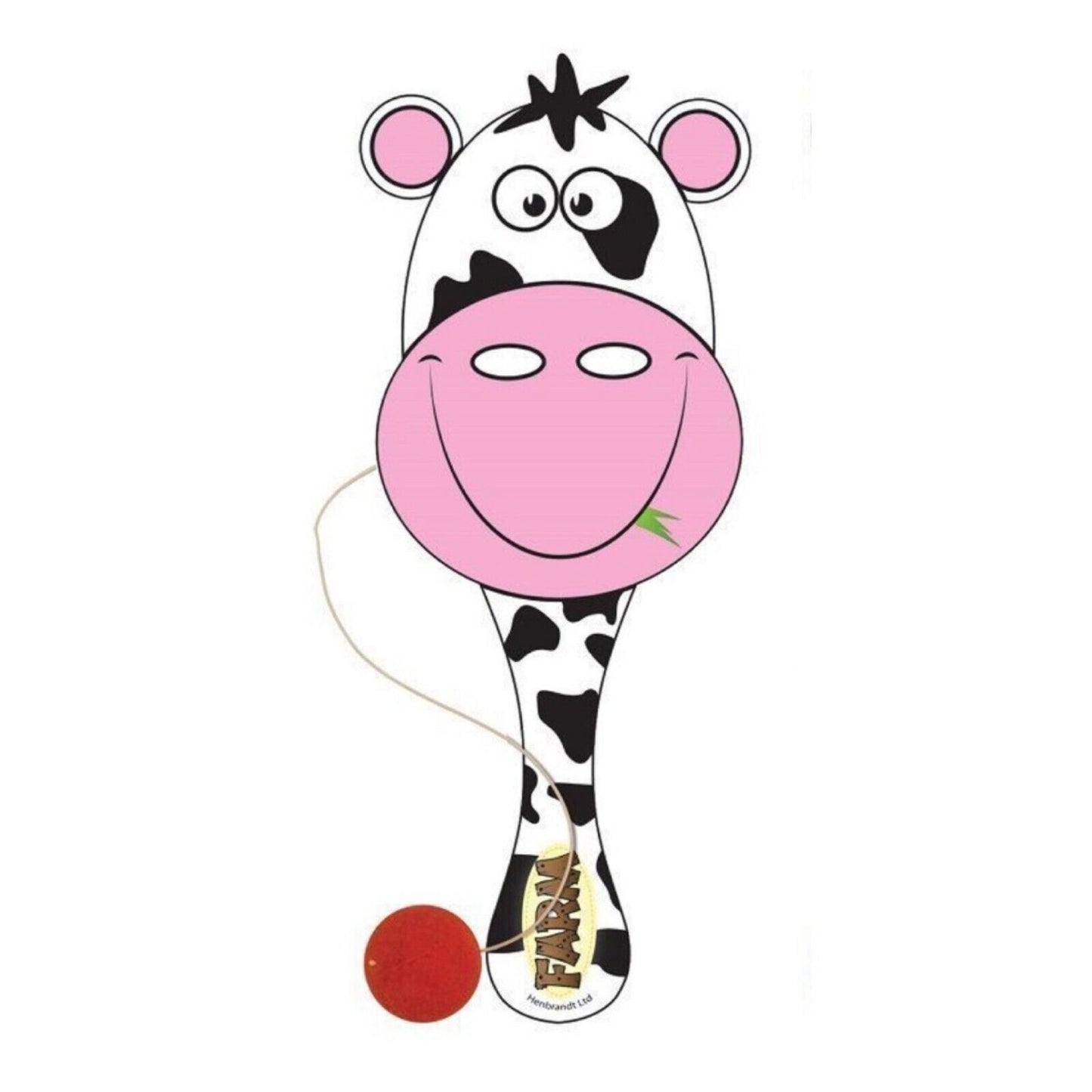 Farm Animal Wooden Paddle and Ball Toy - 6 Animals to Choose