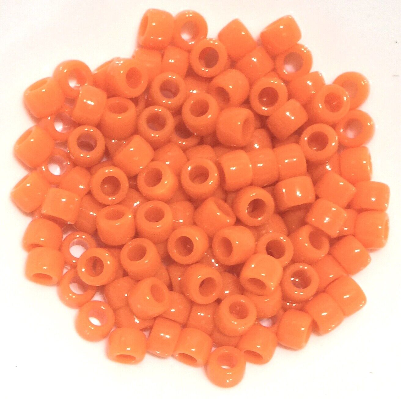 100x Smooth No Joint No Lines High Quality Pony Beads - Choose Your Colour