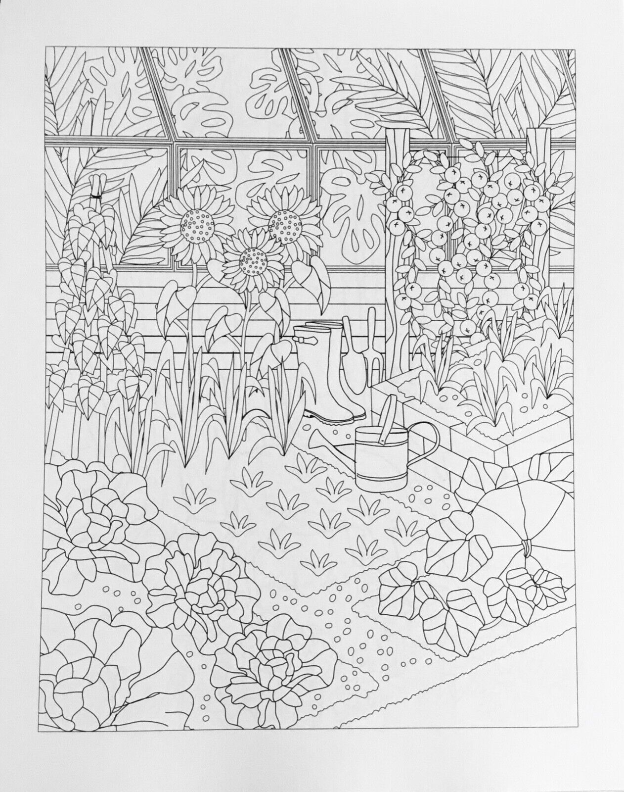 Classic Adult Colouring Book - DeStressing Colouring for Adults