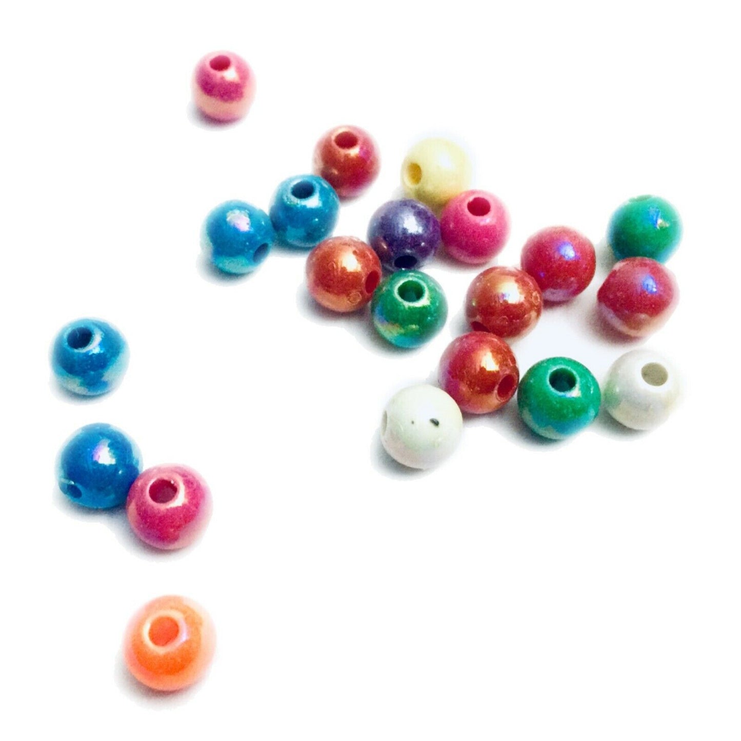 100x Mix Colour Mix Design 8mm Spacer Beads - Pick Your Style
