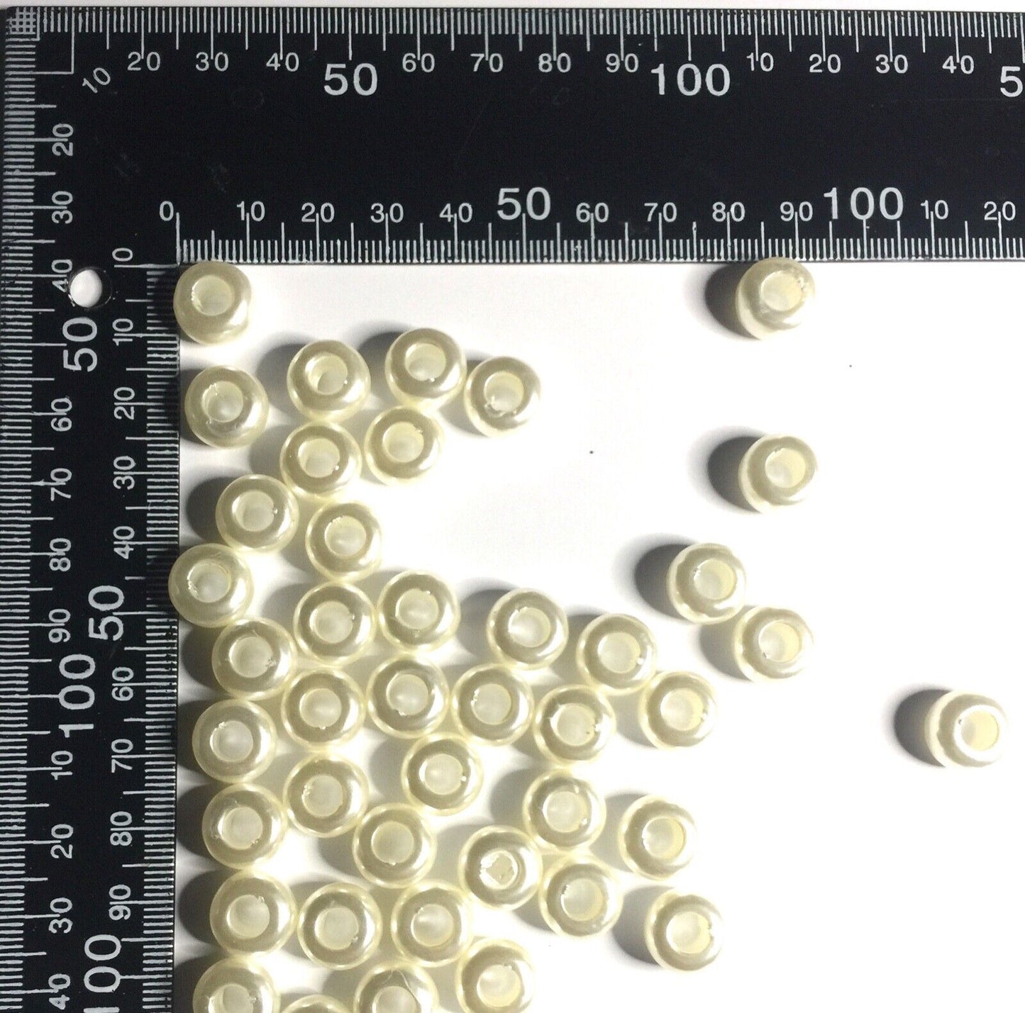 10x Mix Style Acrylic & Resin, Polymer Clay or Glass European Large Hole Bead