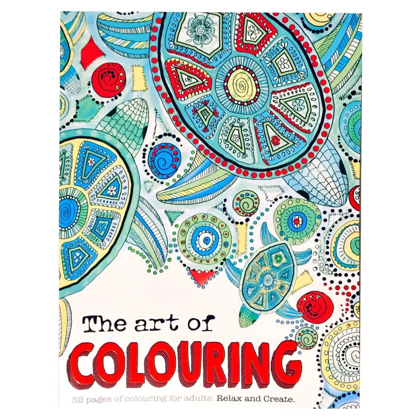 The Art of Colouring Relax & Create by Jo Joof -32 pages of Colouring for Adults