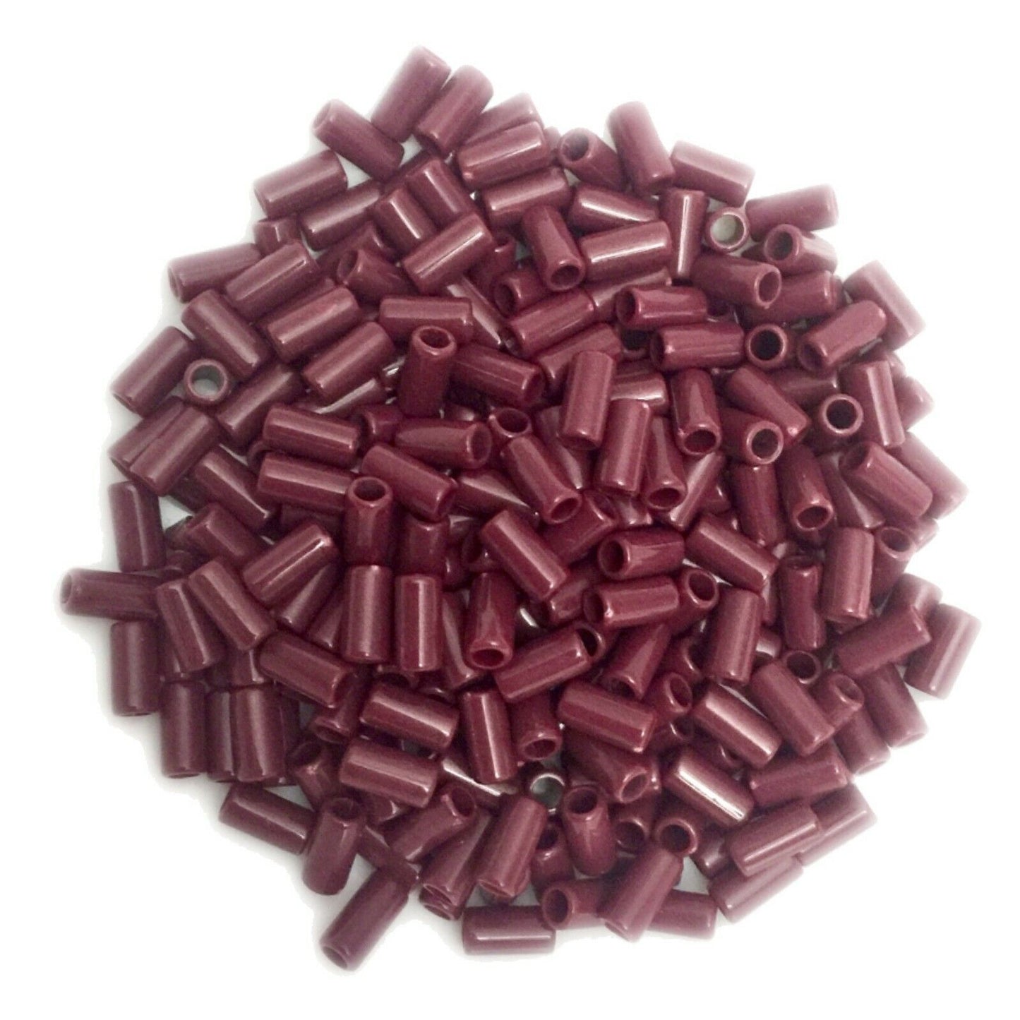 200x Acrylic Barrel Tube Beads 9mmx4mmm - Choose Your Colour