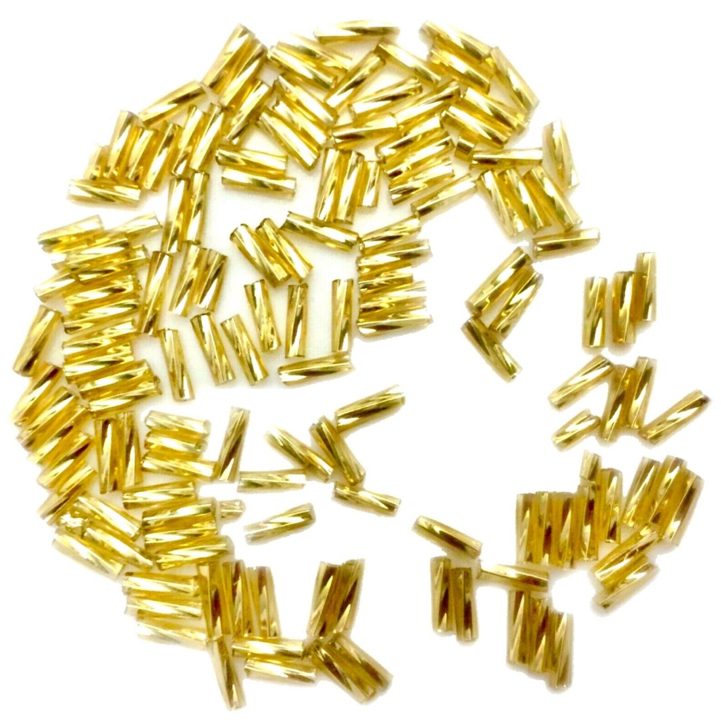 650+ Twisted Spiral 6mm Bugle Tube Glass Seed Beads - Pick Your Colour
