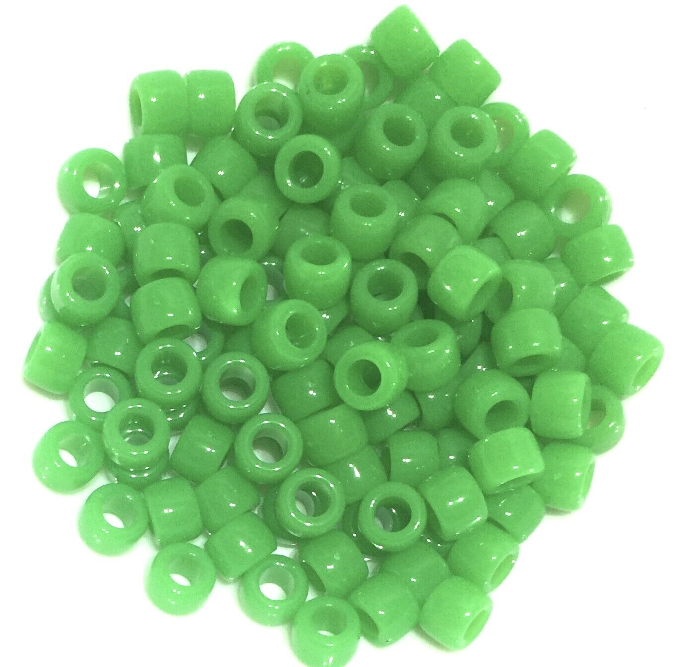 100x Smooth No Joint No Lines High Quality Pony Beads - Choose Your Colour