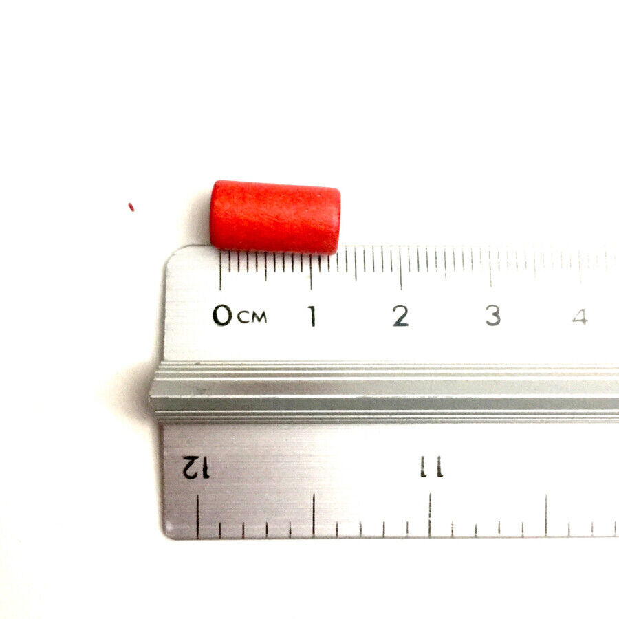 100x Wooden Tube Beads - Choose Your Colour